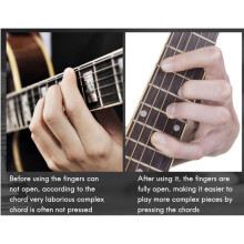 2X Guitar Finger Expander Finger Stretcher Finger Trainers Trainer Tool for Guitar Bass Ukuleles Mandolins Piano