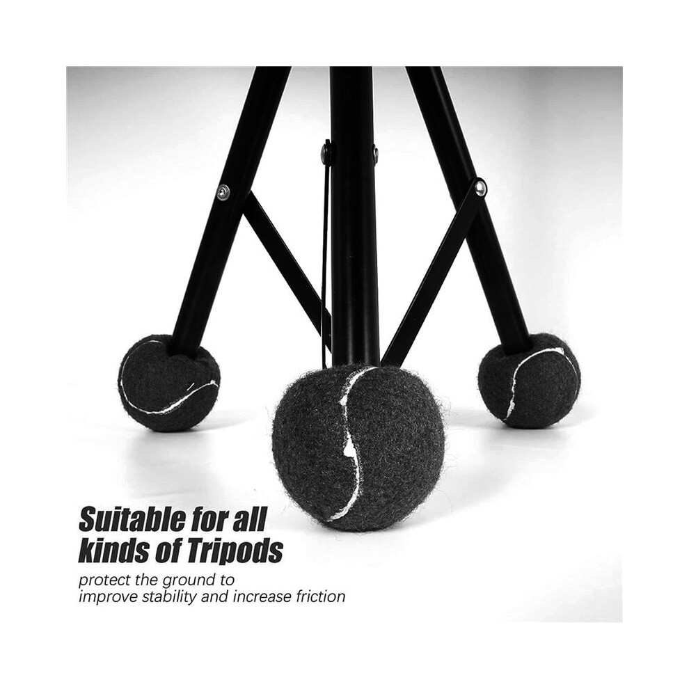 Lot De 8 Balles De Tennis Pré-découpées SODIAL Pour Pieds De Meubles Et Protections De Sol