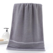 Cotton Hand Towels Set 32 Strand Pure Cotton Absorbent Soft Gray for Bathroom Gym Spa 3pcs