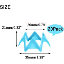 Simulator Tees, Indoor Tees for Simulator, Practice Mat Tees for Winter Turf and Driving Range 40Pcs