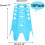 Simulator Tees, Indoor  Tees for Simulator, Practice  Mat Tees for Winter Turf and Driving Range 40Pcs 7