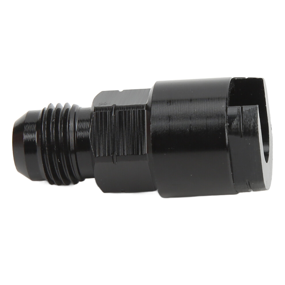 Efi Adapter Quick Disconnect Aluminum Alloy An6 3/8In Fuel Fitting Black 8211390358899