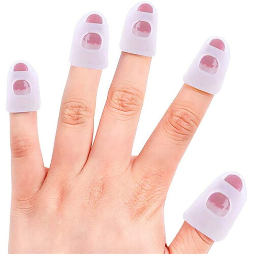80 Pcs Fingertip Protectors, 5 Sizes Ukulele Finger Caps,for Guitar Ukulele Stringed Instruments 1