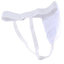 2X Protector de Coquilla Hombre, Boxeo Kickboxing Muay Coquilla, Ventilado Ajustable, Entrenamiento de Lucha Karate L