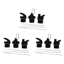 Paquet de 9 Couvercles pour la Bouteille à Eau Standard Flask avec Valve à Morsure et Couvercle à Vis. Parfaitement Adapté Aux Hydroflask Ascent
