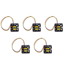5X Ventilatore Di Raffreddamento del Calcolatore del PC Senza Spazzola Di 40mm x 40mm x 10mm 3Pin 12V