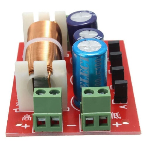 4X 400W Speaker Crossover 2 Way High-Low 4-16 Ohm Frequency Divider for Speaker 2