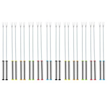 24X Fondue Cheese Sticks Fondue Set for Maker Swiss Cheese, Stainless Steel Fondue Forks Marshmallow Roasting
