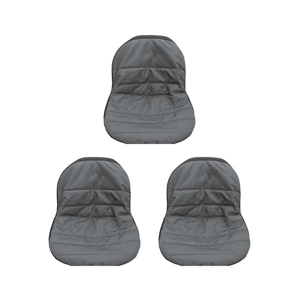 3X Universal Riding Lawn Mower Tractor Cover Padded Comfort Pad Storage Pouch Medium (Gray) Gray 4711824100697