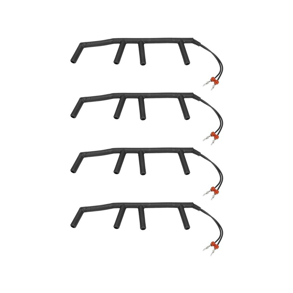 4X Car Glow Plug Wiring Harness For Mk4 Mk3 B4 Beetle 1997-2003 1.9 Tdi L4 Alh 028971766 Black 4713290847564