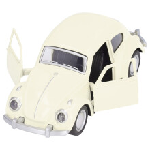 1:36 Vintage-Metall-Individueller Metall-Gummihandel Motor Modell Rückzug Spielzeugfahrzeug in Beige für Kinder