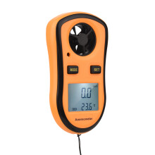 GM8908 Handheld Windmesser, LCD-Hintergrundbeleuchtung, 104,3 mm Orange