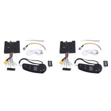 2X Dual Drive Elektro-Skateboard-Nabenmotor-Kits ESC und Ferngesteuerte Elektro-Skateboard-Longboard-Steuerplatine (Steuerung A)