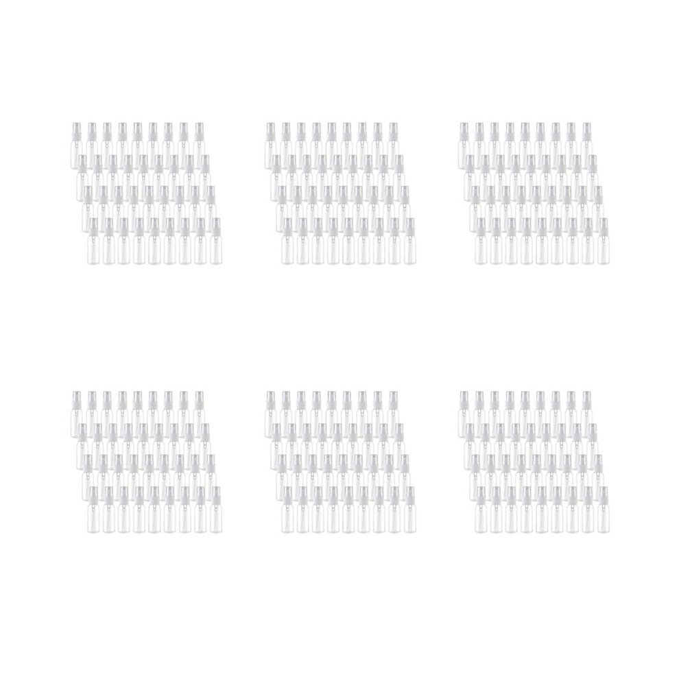 Semoic White 216Pcs 30Ml/1Oz Fine Mist Spray Bottles Refillable Bottles Small Empty Clear Plastic Travel Size Bottles