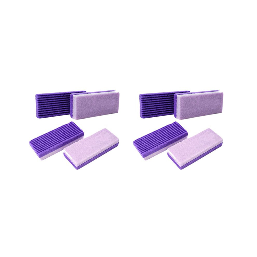 Brecantia 8Pcs Foot Pumice Sponge Stone Pedicure For Foot Callus Exfoliate Hard Skin Remove Pedicure Scrubber