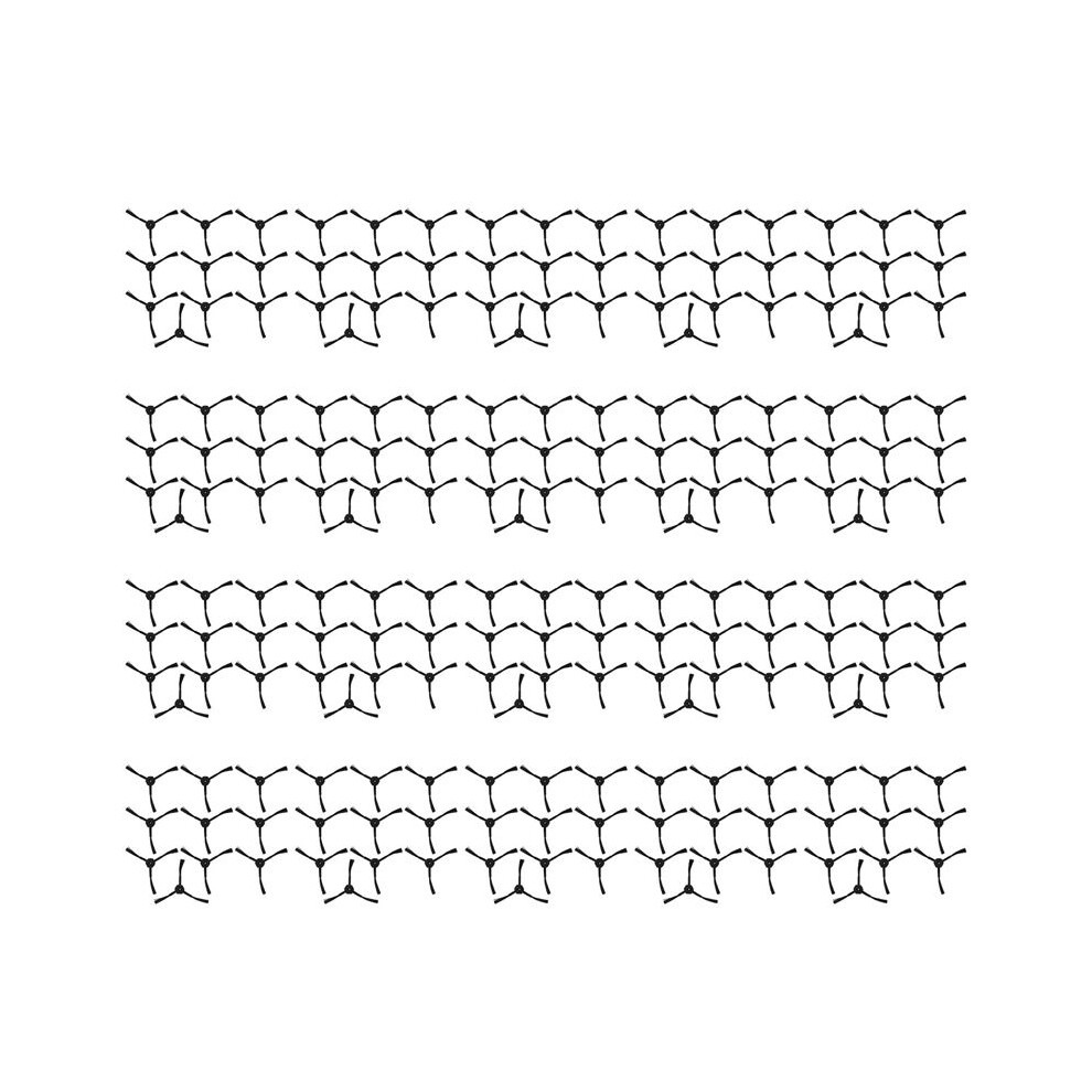 Semoic 200Pcs Side Brush For Vacuum Cleaner Sweeping Robot Cr120/Cen540/X500/X580/Kk8,Replacement Brim Side Brush Kit