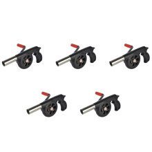 5X Outdoor Hand-Cranked Combustion Blower, Hand-Cranked Barbecue Blower, Suitable for Picnic Camping Fire Tools