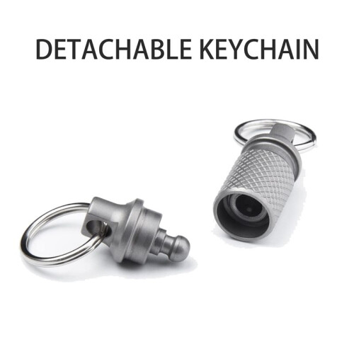 4X Titanium Quick Release Keychain,Detachable Key Ring Pull Apart Keychain,Key Holder Accessory for Bag/Purse/Belt 1
