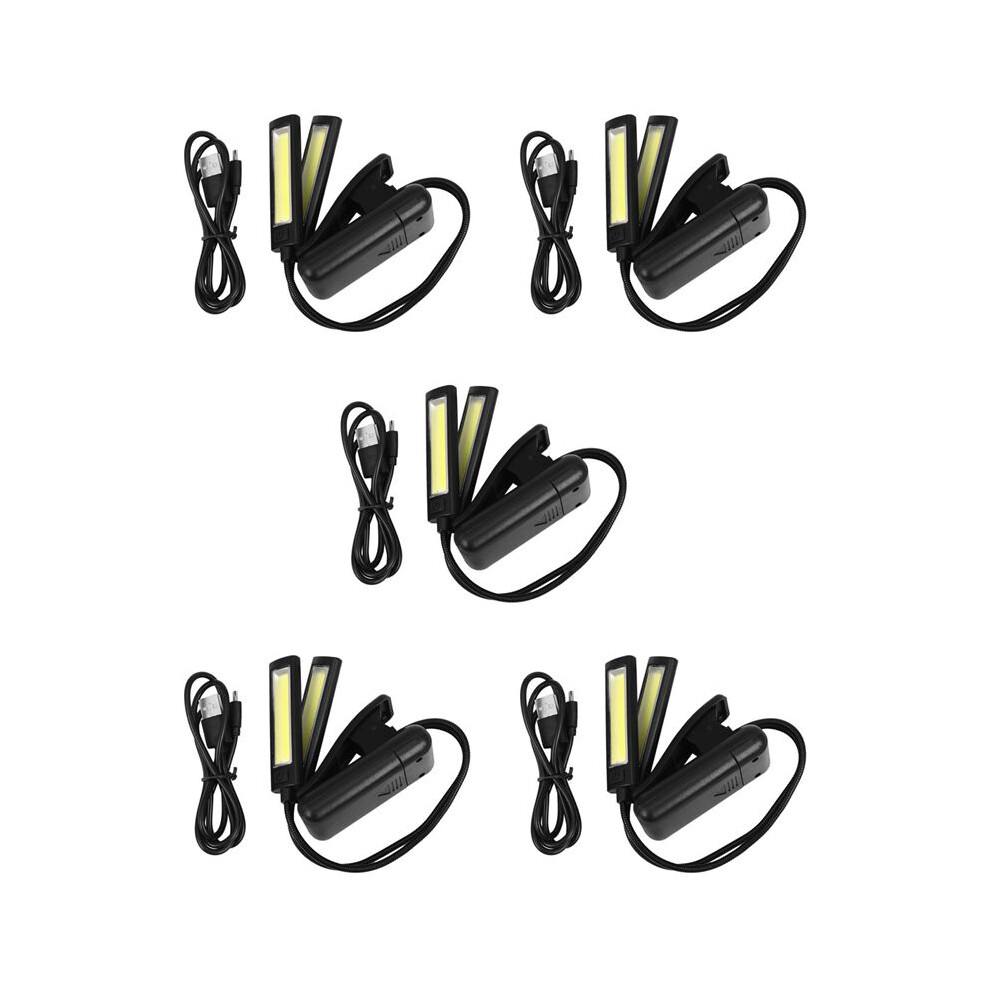 Semoic 5X Music Stand Light Clip Led Lamp - No Flicker, 6 Levels Of Brightness - Also For Book Reading, Orchestra