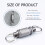 4X Titanium Quick Release Keychain,Detachable Key Ring Pull Apart Keychain,Key Holder Accessory for Bag/Purse/Belt 1