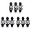9 Pcs  Score Counter,   Stroke Counter Watch with One Touch Reset  Count Scorer Scoring Keeper 1