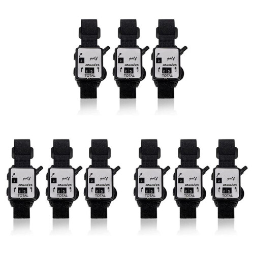 9 Pcs  Score Counter,   Stroke Counter Watch with One Touch Reset  Count Scorer Scoring Keeper