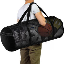 2X Mesh Scuba Dive Gear Bag, Foldable Mesh Duffle Beach Tote Bag for Snorkeling, Spearfishing, Swimming, Travel, Gym