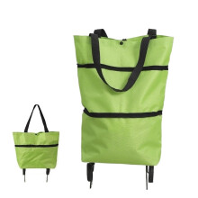 Foldable Shopping Cart with Wheels, Lightweight Grocery Trolley, 25kg Capacity, Compact Design