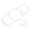 Car Interior Headlight  Light  Button Decor Frame Trim Sticker For  5 Series F10 2011-2014 2