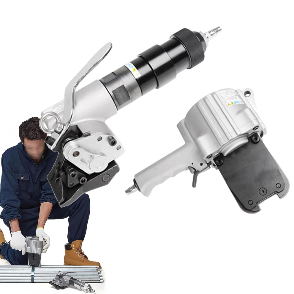 Pneumatic Steel Strapping Tool With Tension Power For 19Mm Heavy Duty Packaging And Sealing 9092120561913