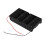 Spring Clip Black 4 x 1.5V D Size Battery Batteries Holder Case 3
