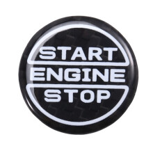 Carbonfaser-Auto-Start-Motor-Stopp-Knopf-Tastenfeld-Innenverkleidung für Mustang 2024 Brandneue Autoteile Schwarz