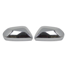 Car Rearview Mirror Cover for Avalon XX50 2018-2024 Reversing Mirror Cover Rearview Mirror Shell Silver Plating