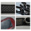 2PCS Car Universal Exhaust Pipe Silencer Adhesive Tape Simulation Grid Double Exhaust Pipe Vent 7