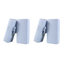 4x Router WIFI per Esterni Bridge Wireless 2.4G Ripetitore Wi-Fi 300 Mbps Amplificatore di Segnale Wi-Fi da Punto un Punto Portata 1 Spina Europea