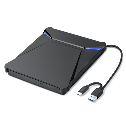 USB 3.0 Type-C External DVD Drive, Portable CD/DVD Burner for Laptop, Desktop, , PC