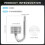 Set CO2 Diffuser Atomizer Regulator Reactor for Fish Tank Aquarium Plant Moss 7