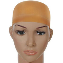Deluxe Wig Cap Hair Net for Weave 6 Pieces/Pack Hair Wig Stretch Mesh Wig Cap for Making Wigs Free Size(Skin Tone)