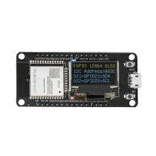 ESP32 ESP-WROOM-32D WIFI Development Board CH340 with 0.96 OLED Screen Yellow Display Micro-USB