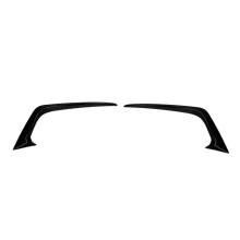 Front Bumper Wind Knife Decoration Fog Lamp Cover Strips Trim for Fiesta ST MK7 MK7.5 2012-2017 Black