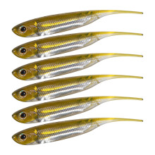 6Pcs Needle Tail Baits Soft Silicone Artificial Swimbait-02