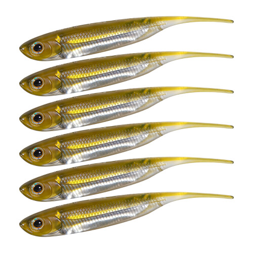 6Pcs Needle Tail Baits Soft Silicone Artificial Swimbait-02