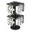 Sunglasses Organizer with 360 Rotating Clear Acrylic Display Stand, ScratchResistant, Black 1