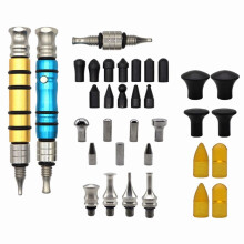 34pcs Car Dent Repair Tool Lifter Tool Impact Pen Hammer Kit Unpainted Sheet Metal Dent Repair Tool