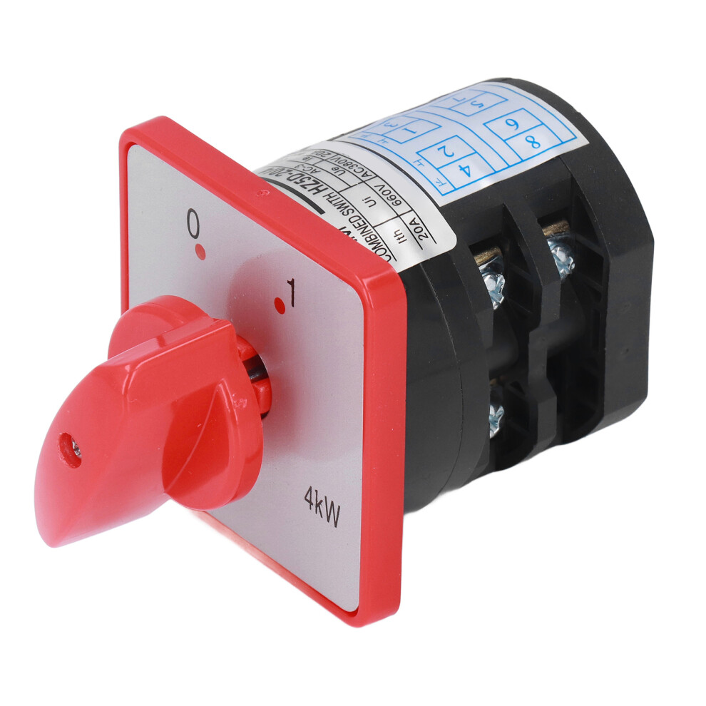 Changeover Switch Pc Flame Retardant 2G 2 Sections Ac380v 20A 8461390362277
