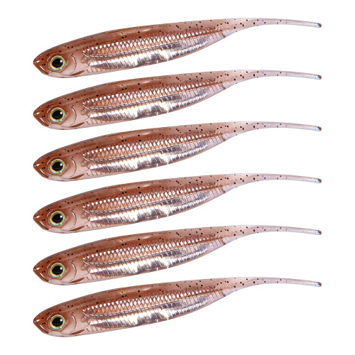 6Pcs Schwimmende Weiche Silikon Köder Angeln Locken Nadel-08