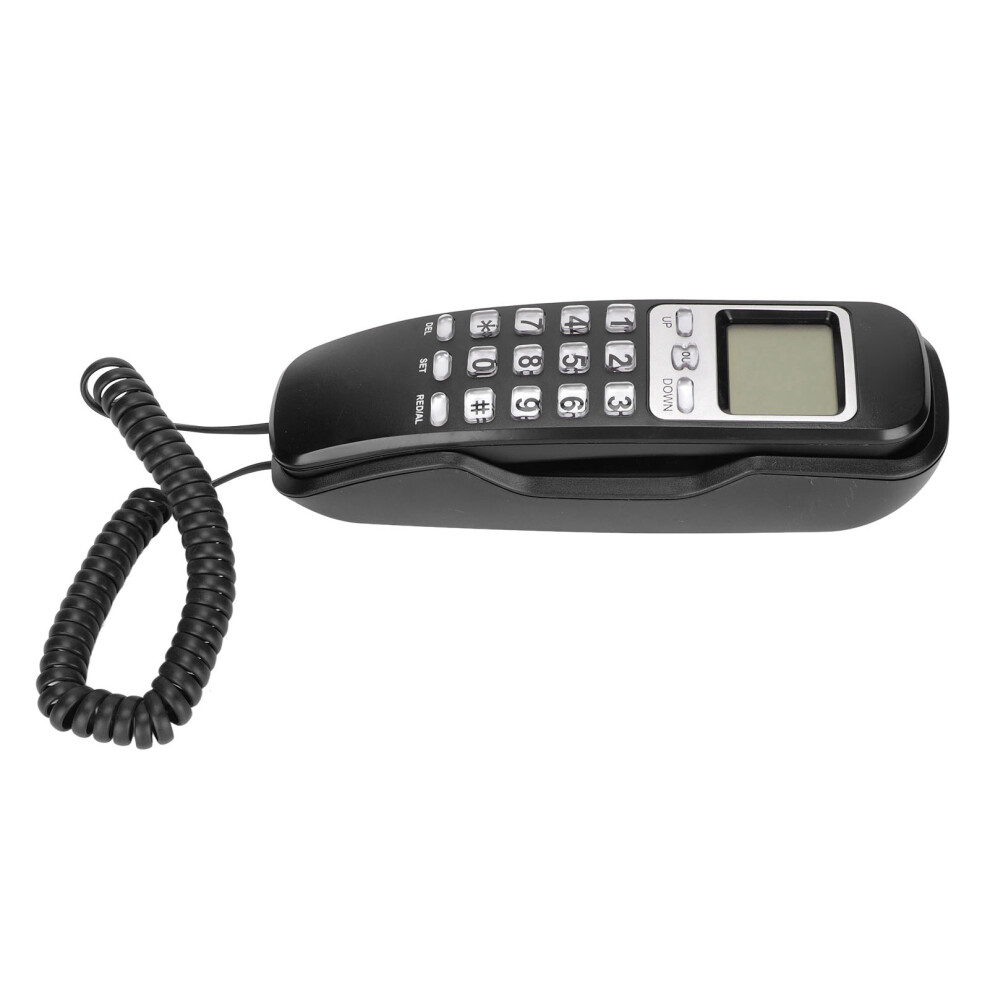 Corded Phone KX-T333CID with LCD Display, Redial, Small Wired Landline for Home Office Noir-image-OPC-PSPRMY6-NEW