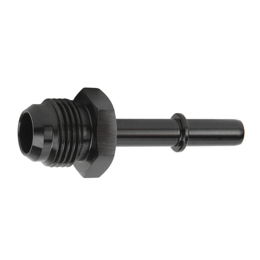 Quick Disconnect An6 Fuel Rail Fitting Adapter Black 7444352762163