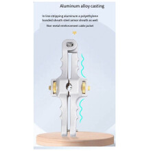 Cable Stripping Knife Aluminum Alloy Cable Stripper10-25mm Vertical and Horizontal Opening Cable Knife Cable Casing Tool