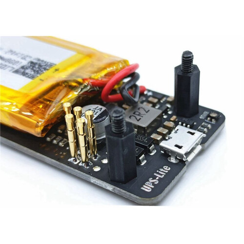 2X New UPS Lite V1.2 UPS Power HAT Board with Battery Electricity Detection for Raspberry Pi Zero Zero W 2